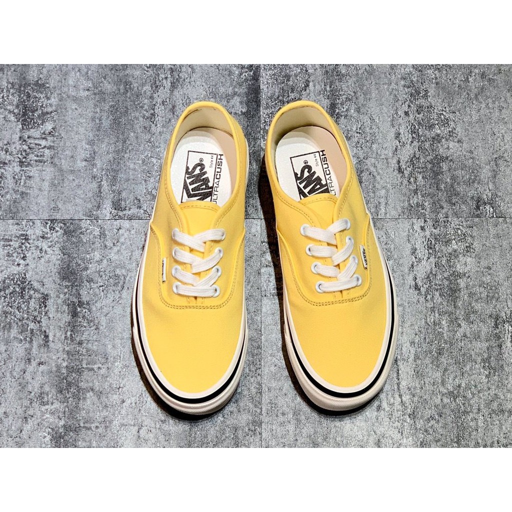 【Giá đặc biệt】Giày vải Vans Authentic 44 DX Lemon Yellow