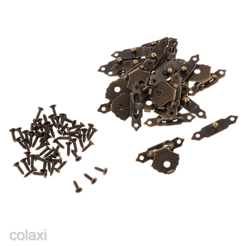Khóa Cài Mini Bằng Đồng Cổ Điển Cho Hộp Gỗ Thủ Công