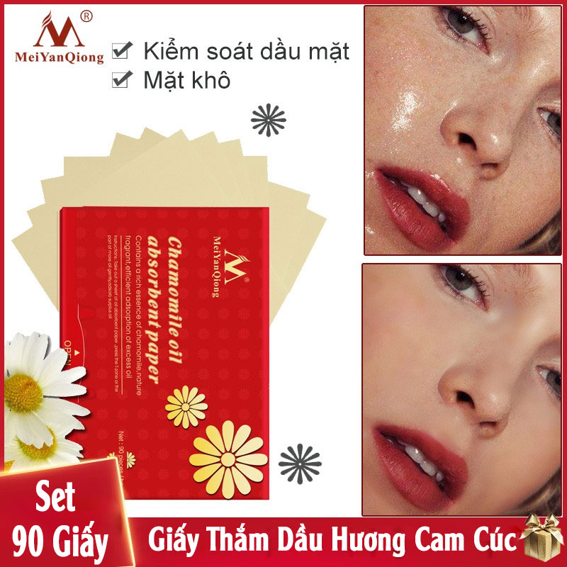 [Hàng Nhập Khẩu] MYQ Set 90 Giấy Thấm Dầu Hương Cam Cúc Tiện Dụng | BigBuy360 - bigbuy360.vn