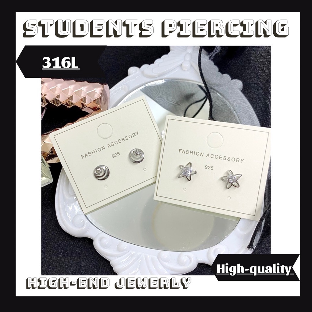 [Rẻ Vô Địch] Khuyên Tai Tròn Lồng 3 Lớp Cá Tính - Khuyên Thép 316L