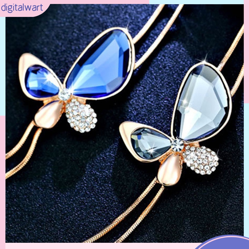 Dây Chuyền Tua Rua Hình Bướm Đính Đá Thời Trang