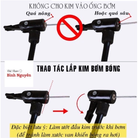 Bộ bơm mini, bơm xe đạp và kim bơm bóng đá,bóng rổ, bóng chuyền.. các loại bóng khác (1 Bơm tay mini +1 kim bơm)