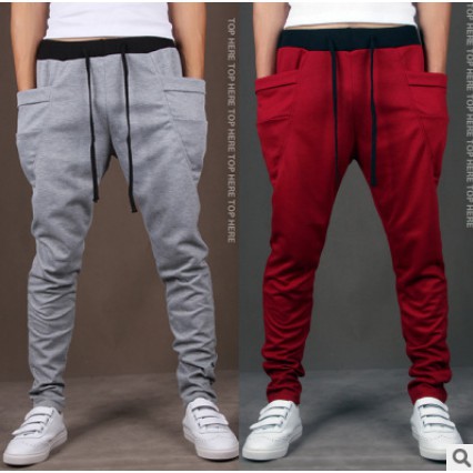 Quần thể thao thun jogger, phong cách Hàn Quốc