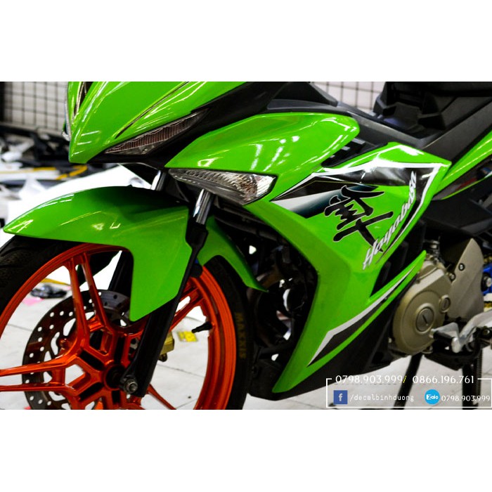 Tem Trùm Exciter 150 🍀 FREE SHIP 🍀 Xanh Lá Chất Lượng