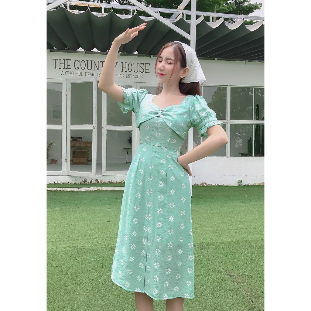 Đầm maxi nữ đẹp, váy đẹp dáng dài kiểu dáng trẻ trung, hàng chuẩn đẹp bán shop, phom dưới 53kg | BigBuy360 - bigbuy360.vn