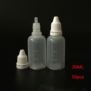 Bộ 50 Chai Nhựa Nhỏ Giọt Dung Tích 30ml