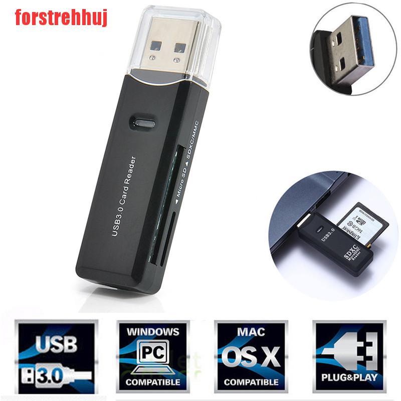 Đầu Đọc Thẻ Nhớ Siêu Tốc 5gbps Mini Usb 3.0 Micro Sd / Sdxc Tf