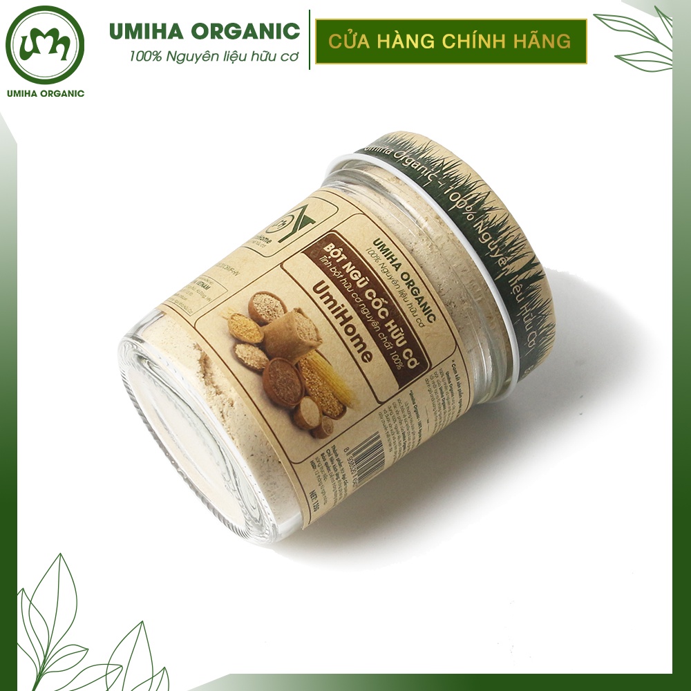 Bột đắp mặt nạ Ngũ Cốc nguyên chất UMIHOME 135G dùng dưỡng da trắng mịn, mờ thâm mụn, ngăn ngừa nếp nhăn