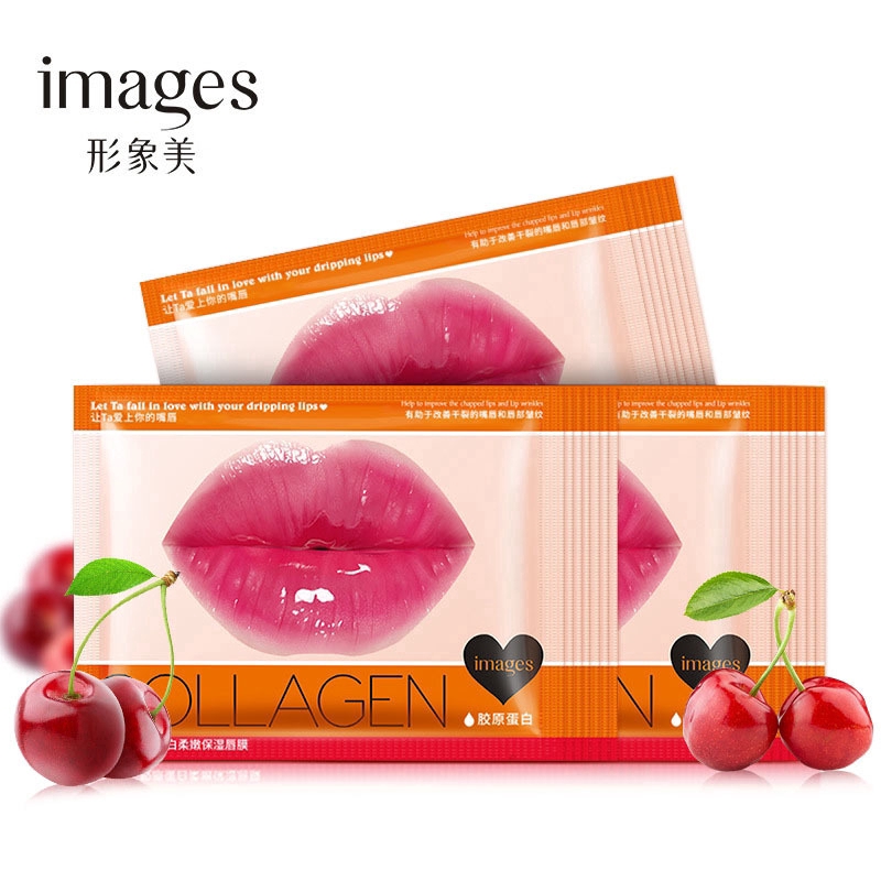 (Hàng Mới Về) 1 Mặt Nạ Môi Collagen Dưỡng Ẩm Tẩy Tế Bào Chết Làm Sáng Màu Môi