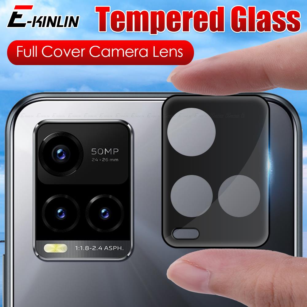 Kính Cường Lực 3D Viền Cong Bảo Vệ Camera Cho Vivo Y11s Y12s Y15A Y15s Y20 Y20i Y20s G Y21 Y21G Y21s Y21T Y31 Y33s Y33T Y51 Y51A Y53s Y55 Y75