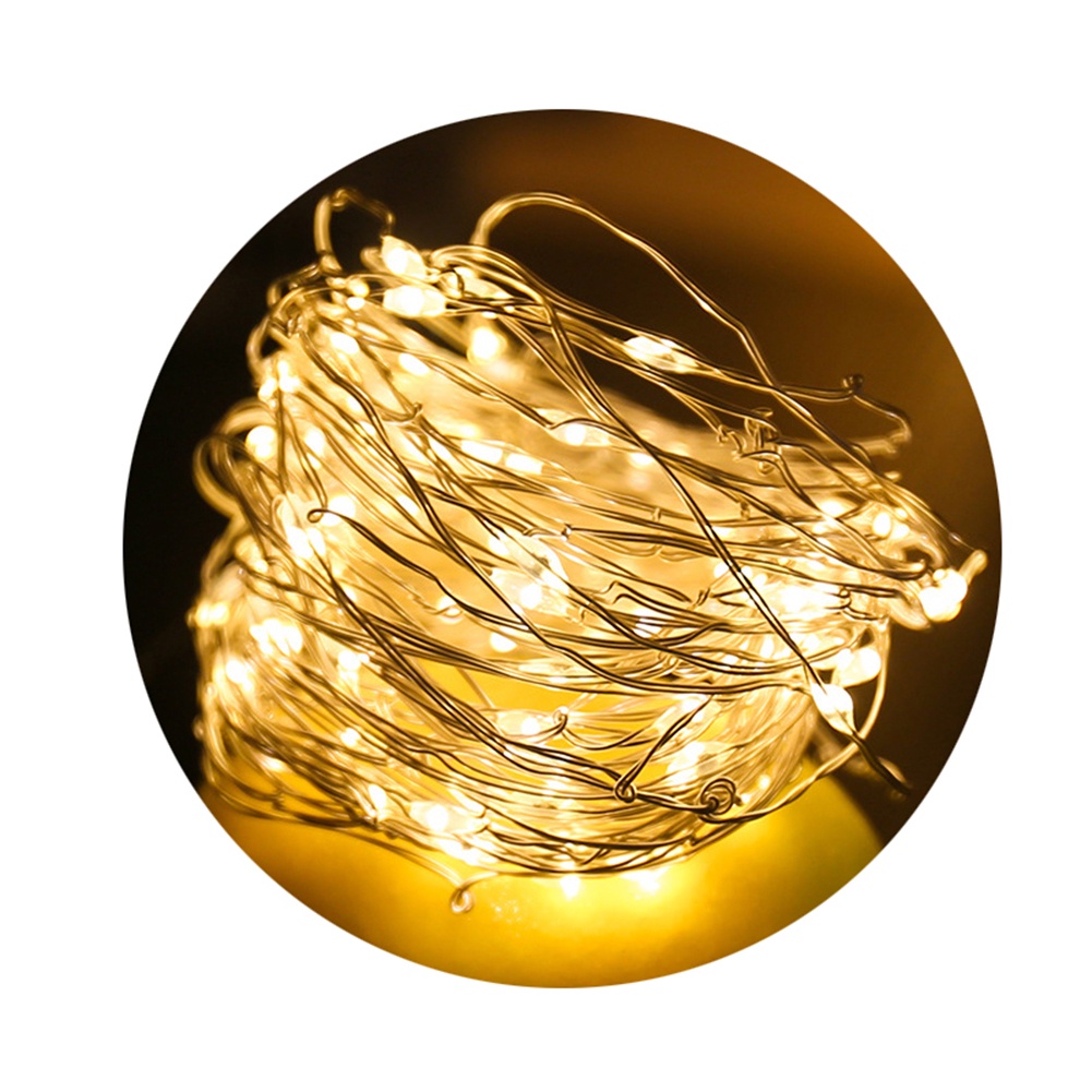 Dây đèn LED dài 1/2m chạy bằng pin dùng trang trí cây thông Giáng Sinh
