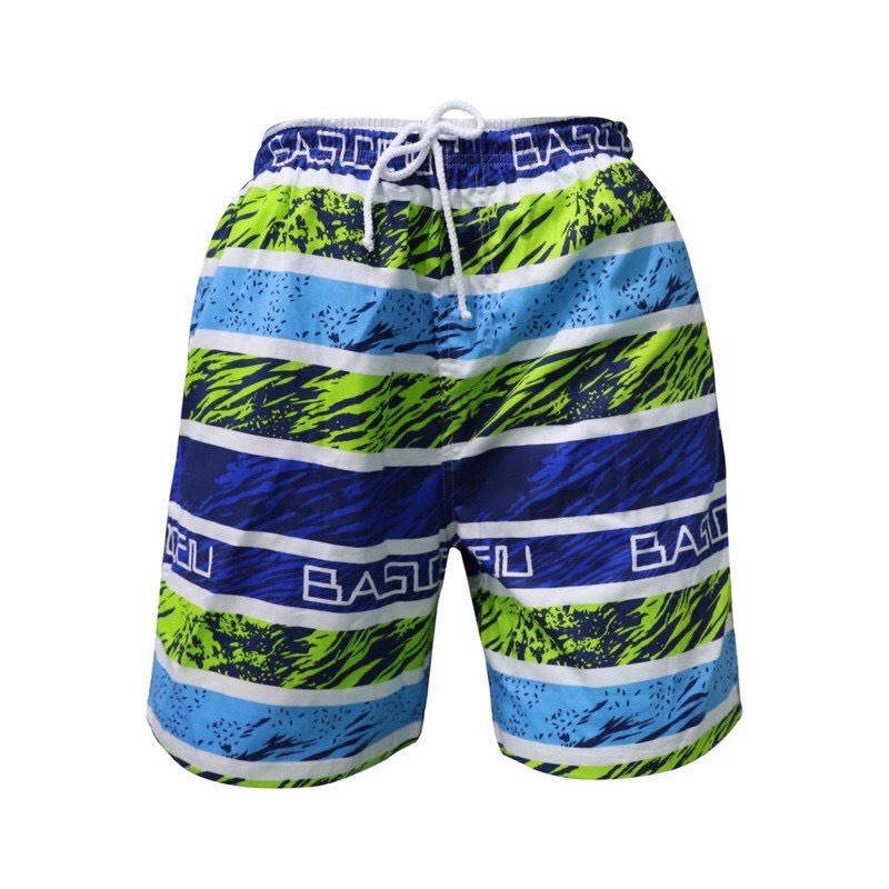 Quần short nam lưng thun sọc ngang Hometex