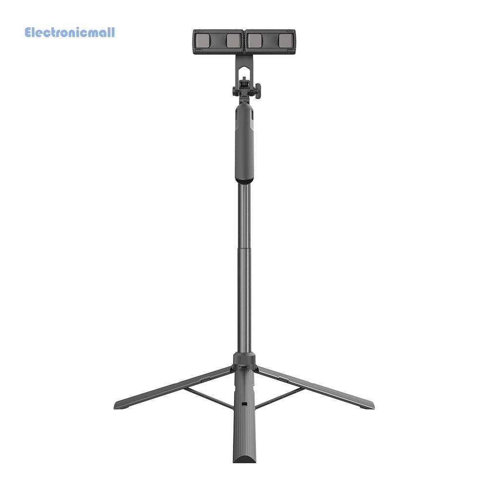 ElectronicMall01 Table Phone Holder Tripod Selfie Light 360 Rotation Live Vlog Stand Bracket