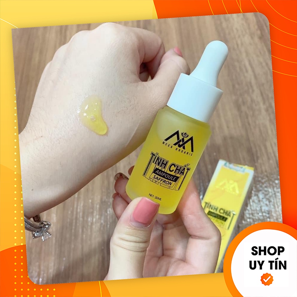 [Chính hãng] Serum Tinh Chất Ampoule Saffron MeeA Organic - Serum Cá Hồi Căng Bóng Da