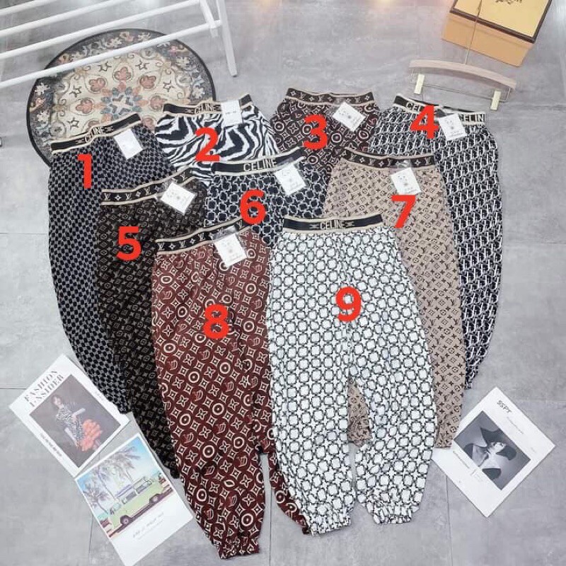 Quần BOM ĐŨI hoạ tiết cạp chun