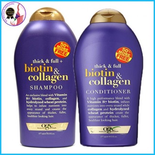 BỘ DẦU GỘI XẢ BIOTIN COLLAGEN OGX GIẢM RỤNG TÓC TRỊ GÀU MỸ 577ML