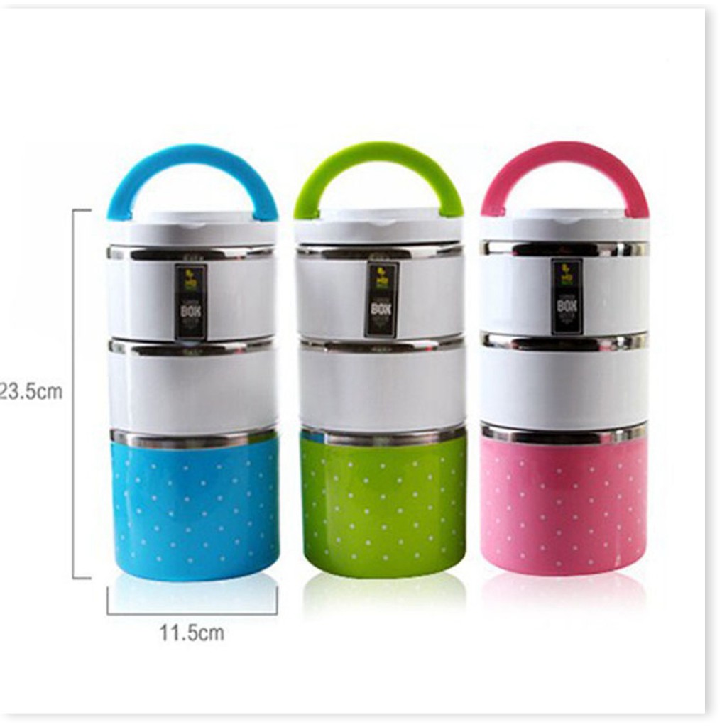Hộp Cơm Giữ Nhiệt 3 Tâng Cao Cấp