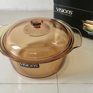 [Chính hãng] Nồi thủy tinh Pháp Visions 5.0L VSD-5 (Hàng tách bộ ko hộp)