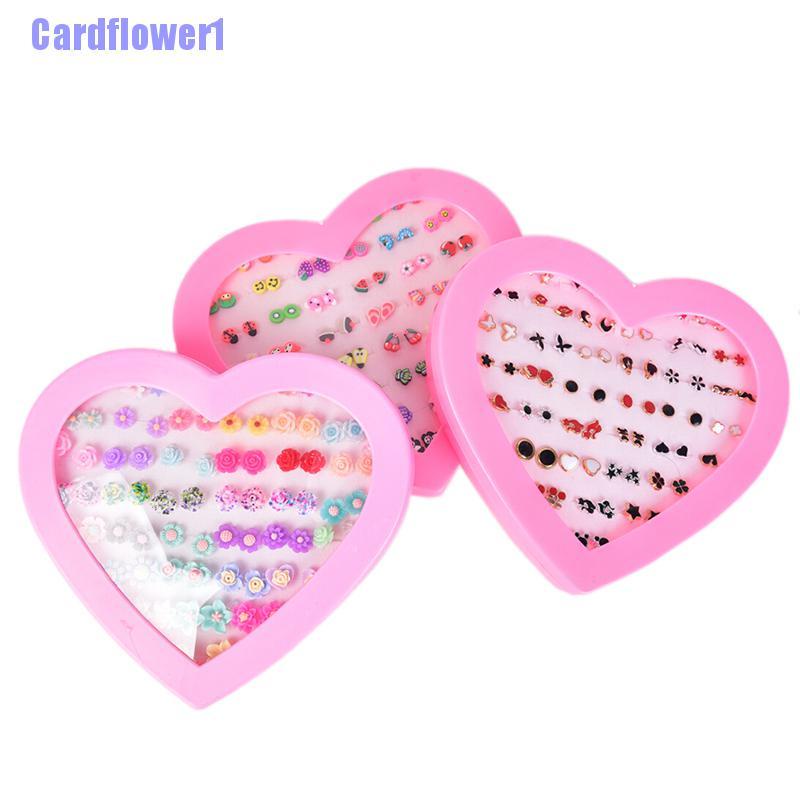 Khuyên Tai Đất Sét Hình Trái Cây / Hoa / Trái Cây Nhiều Kiểu Dáng