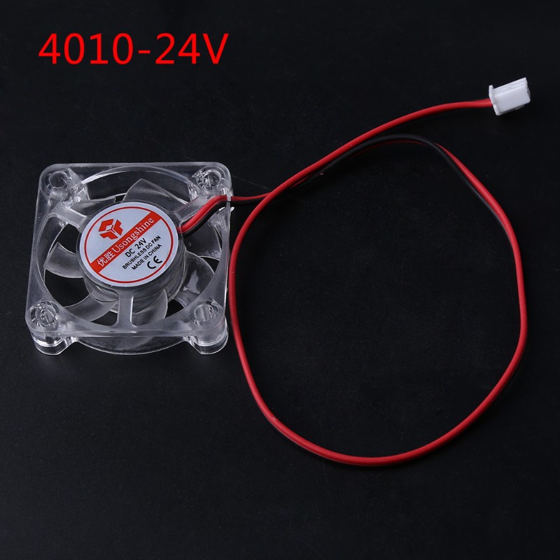 Quạt Tản Nhiệt Có Đèn Led 2510 3010 4010 12v 24v Không Gây Tiếng Ồn Cho Máy In 3d