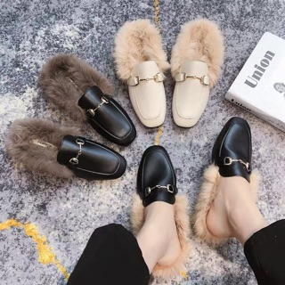 Giầy sục lót lông 3 màu có đến size 40 sẵn trắng 37