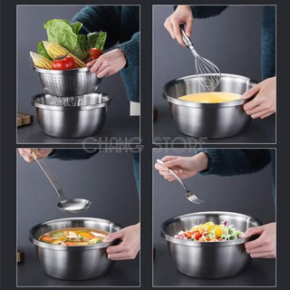 BỘ 5 CHẬU RỬA INOX ĐA NĂNG TIỆN DỤNG CHO MỌI NHÀ, CHẬU INOX ĐỦ SIZE XUẤT NHẬT DÙNG CHO NHÀ BẾP, Sét 5 món, đủ loại k12
