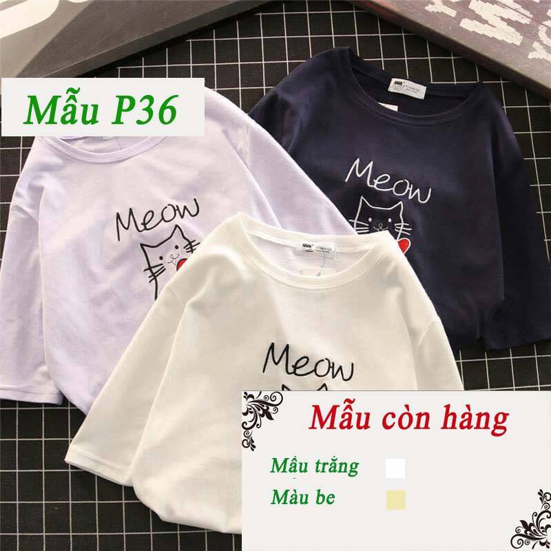 ❤???Freeship Xtra?? Áo thun nữ giá rẻ free size in hình siêu cute , vải thun co giãn 4 chiều mềm mại từ 40kg đến 60kg