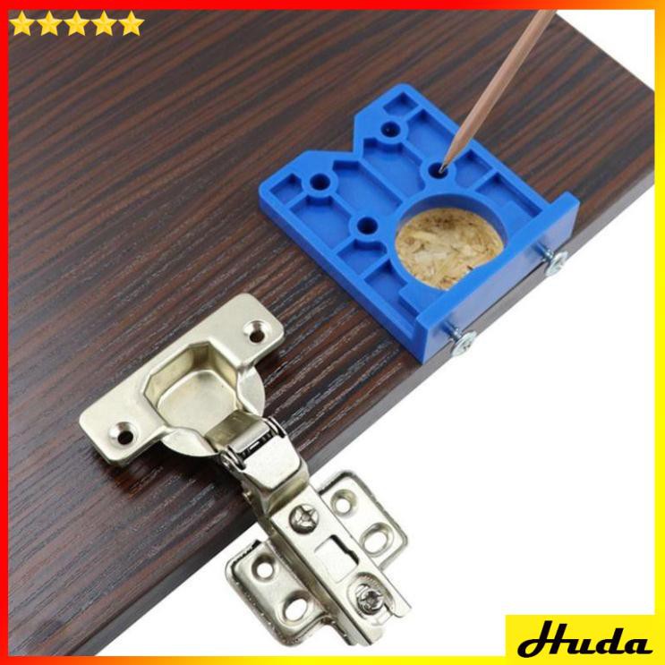 Tấm cữ khoan bản lề giảm chấn  -  đồ làm mộc