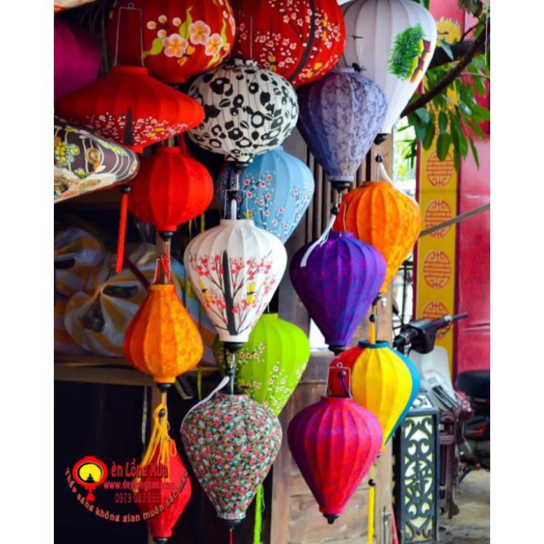 Xưởng sx- Đèn lồng hội an đèn lồng vải hội an - Tre VN