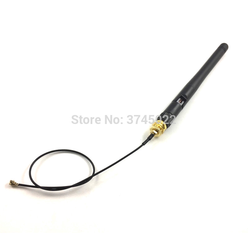 1pcs 2.4Ghz Wifi Antenna Gain 3dbi Rubber Antenne RP-Sma Male Plug + 1pcs Sma Cable 15cm With RP-Sma Female Jack | WebRaoVat - webraovat.net.vn