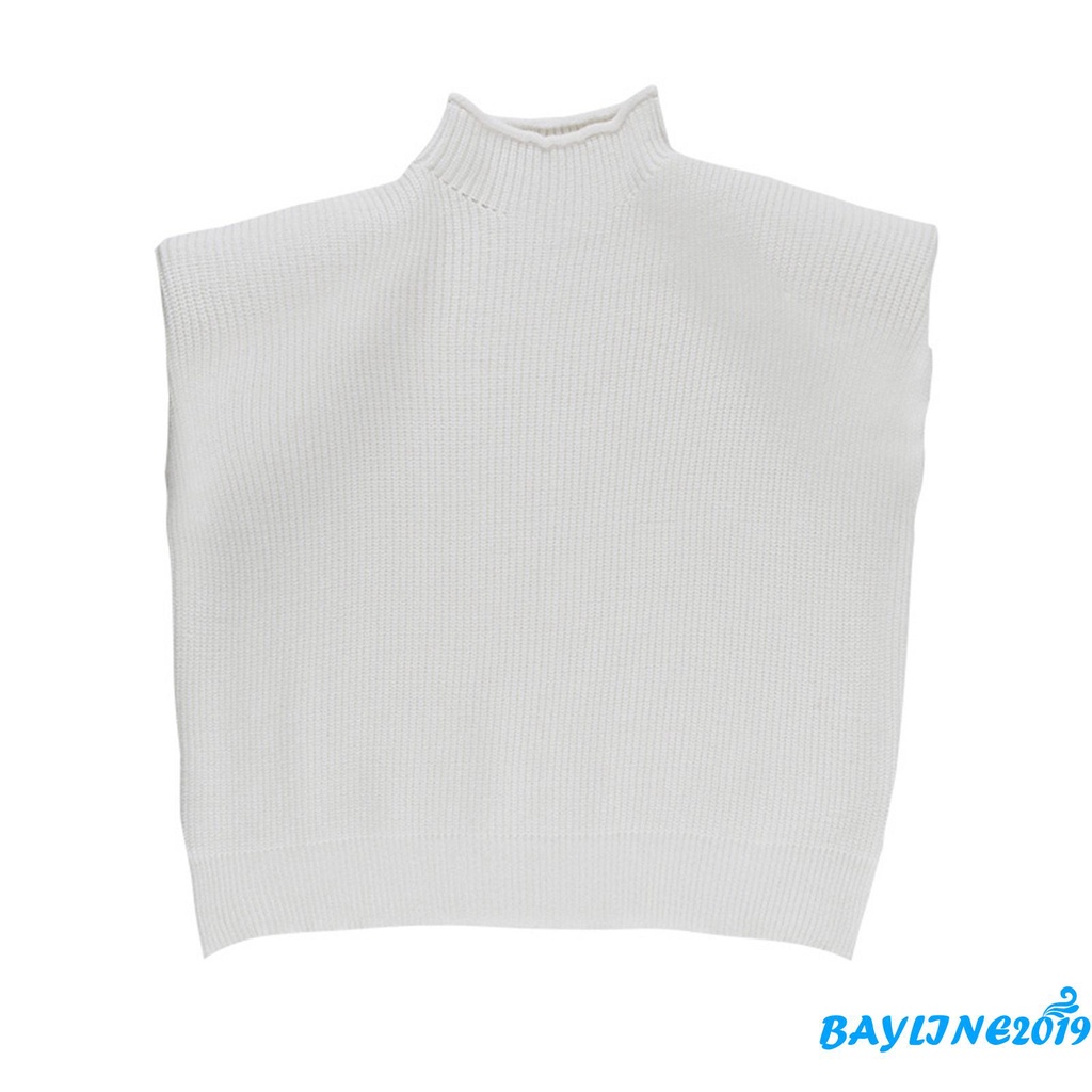 Áo Len Nữ Tay Ngắn Cổ Cao Thời Trang