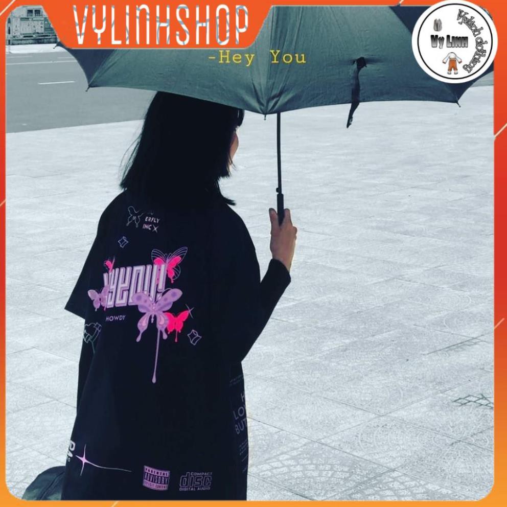 Áo phông nam nữ 🔥FREESHIP🔥  Áo Thun Tay Lỡ HEYYOU BUTTERFLY Form Rộng Unisex