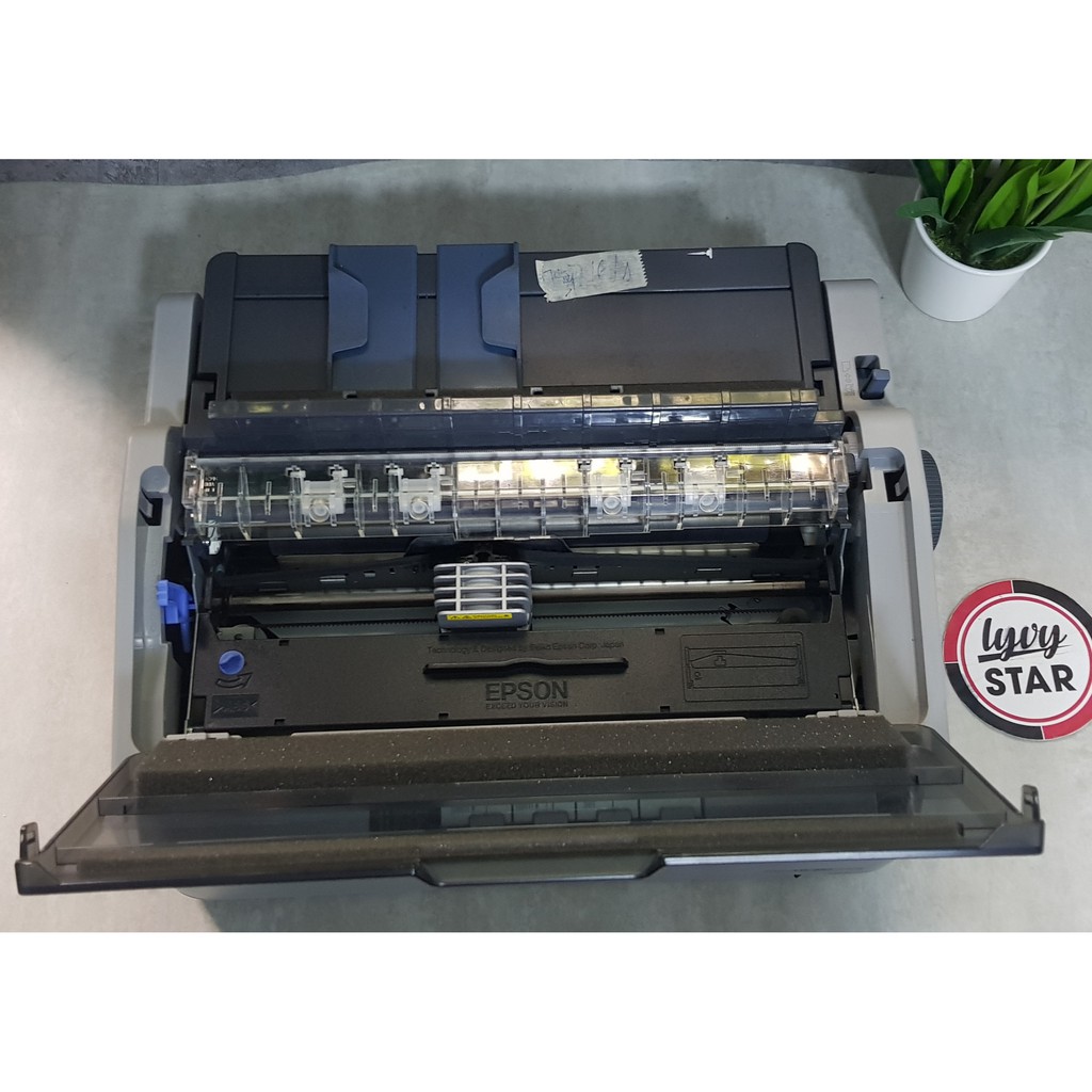 MÁY IN KIM EPSON LQ 310  - 24 KIM - TẶNG RUY BĂNG MỰC MỚI, PHỤ KIỆN ĐI KÈM - BẢO HÀNH 3 THÁNG