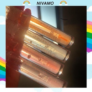 Son dưỡng môi có màu Nivamo son tint bóng dưỡng hồng môi Maxfine SS12