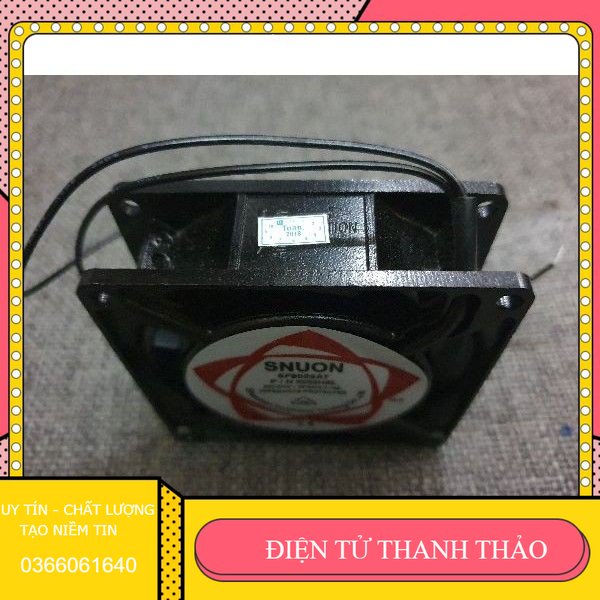 Quạt tản nhiệt 8x8x2.5cm 220V