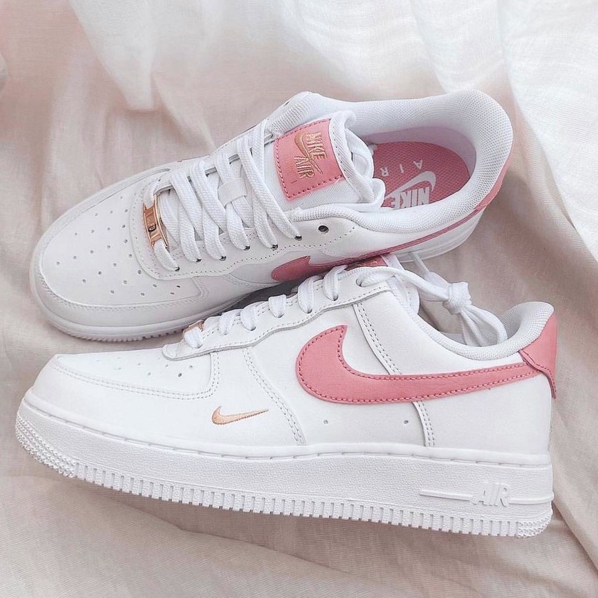 Giày sneaker nữ AF1 trắng vệt hồng cổ thấp, giày thể thao nữ AF1 trắng móc màu hồng hot tred 2023 đầy đủ box bill