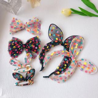 Kẹp Tóc / Cài Tóc Đính Nơ Xinh Xắn Cho Nữ