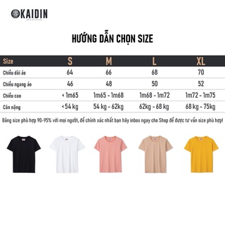 Áo Thun Trơn Nam Cotton Basic 180GSM