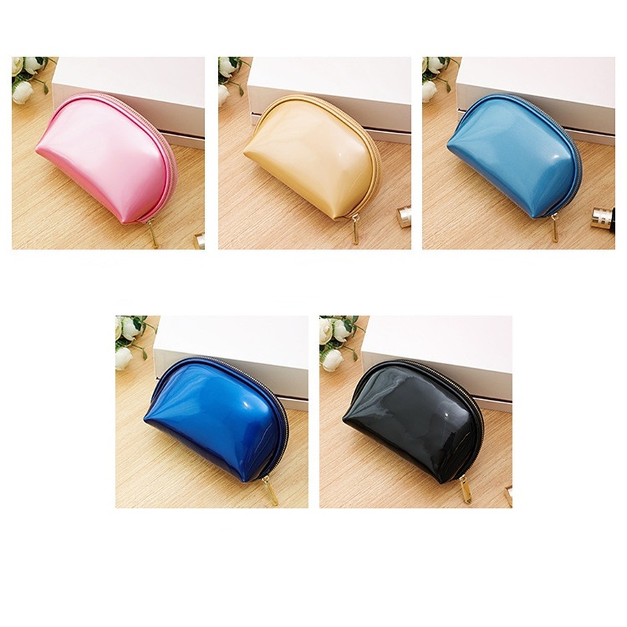 Túi Đựng Mỹ Phẩm Cầm Tay Bằng Nhựa pvc Phong Cách Hàn Quốc Cho Nữ