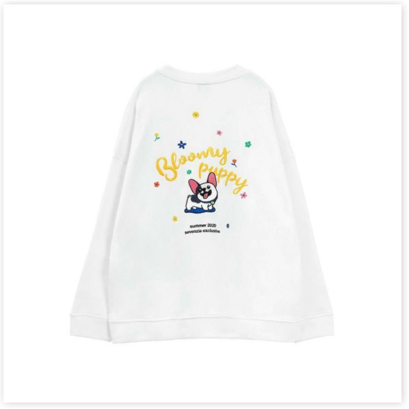 Áo khoác cardigan nữ chất nỉ bông  họa tiết DEGREY + áo khoác nỉ cardigan Bloomy Puppy phong cách ulzzang