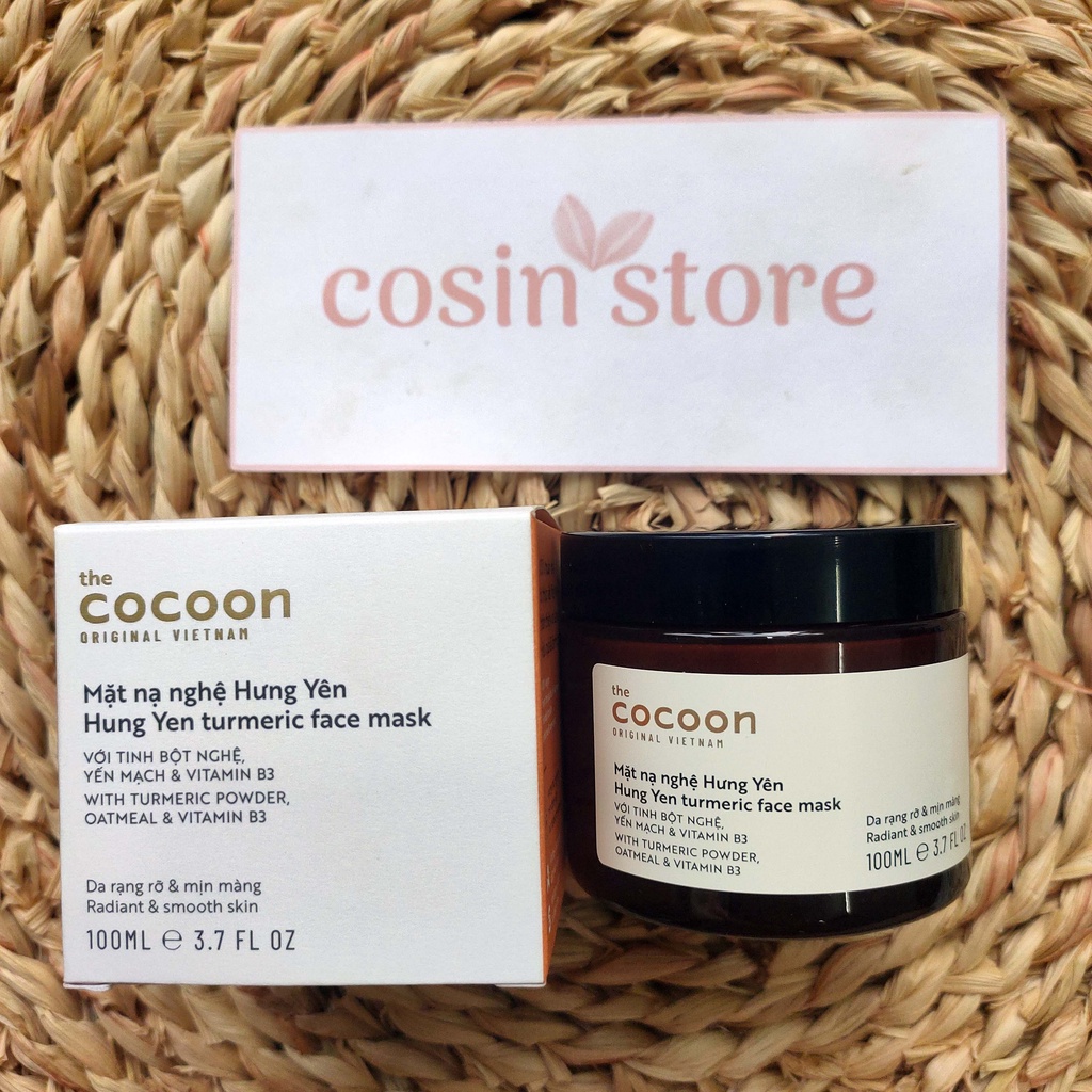 Mặt nạ nghệ Hưng Yên 30ml 100ml Cocoon giúp làn da tươi mới Cosin Store