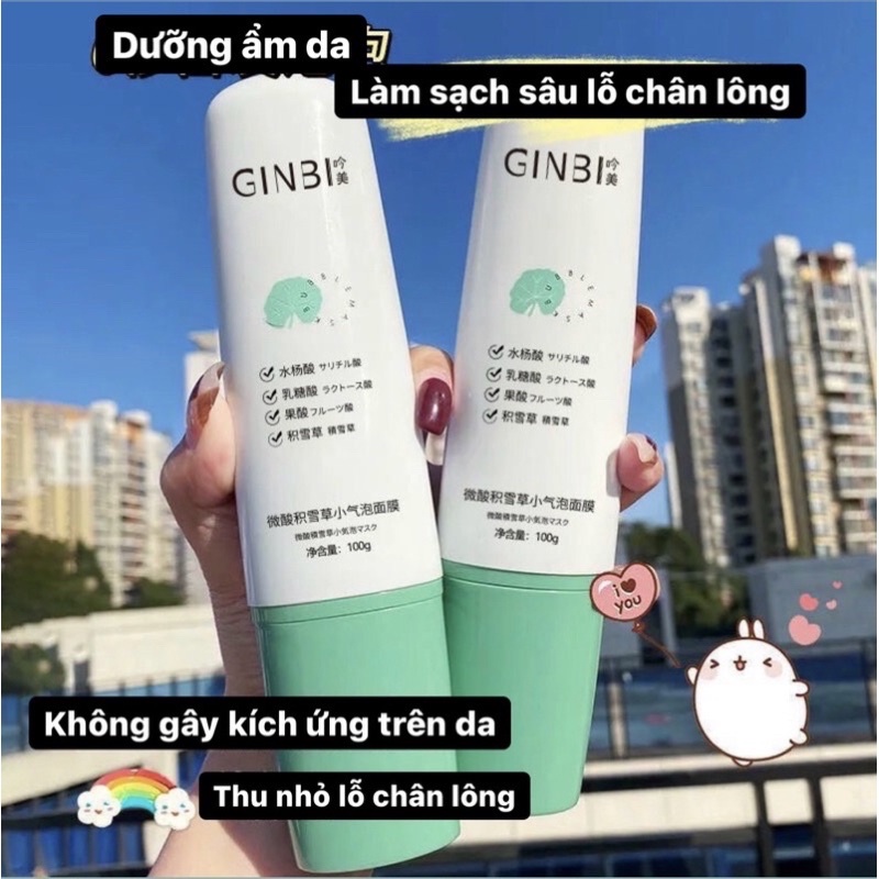 Hộp mặt nạ sủi bọt thải độc Jlisa