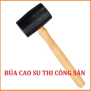 Búa Cao Su Tay gỗ thi công sàn nhựa giả gỗ, sàn nhựa tự dán