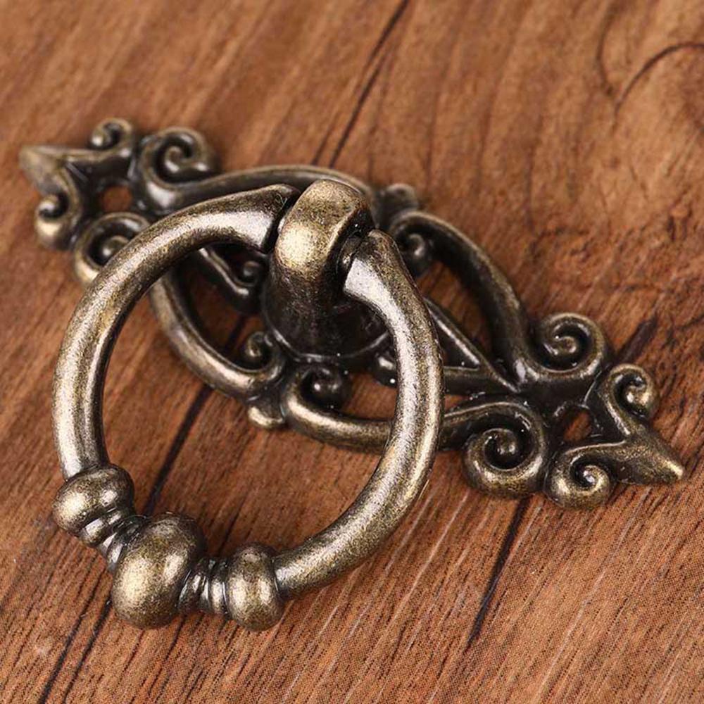 Augustine Tay Nắm Cửa Tủ Quần Áo / Tủ Quần Áo Bằng Gỗ Phong Cách Châu Âu Cổ Điển Trang Trí Nhà Búp Bê