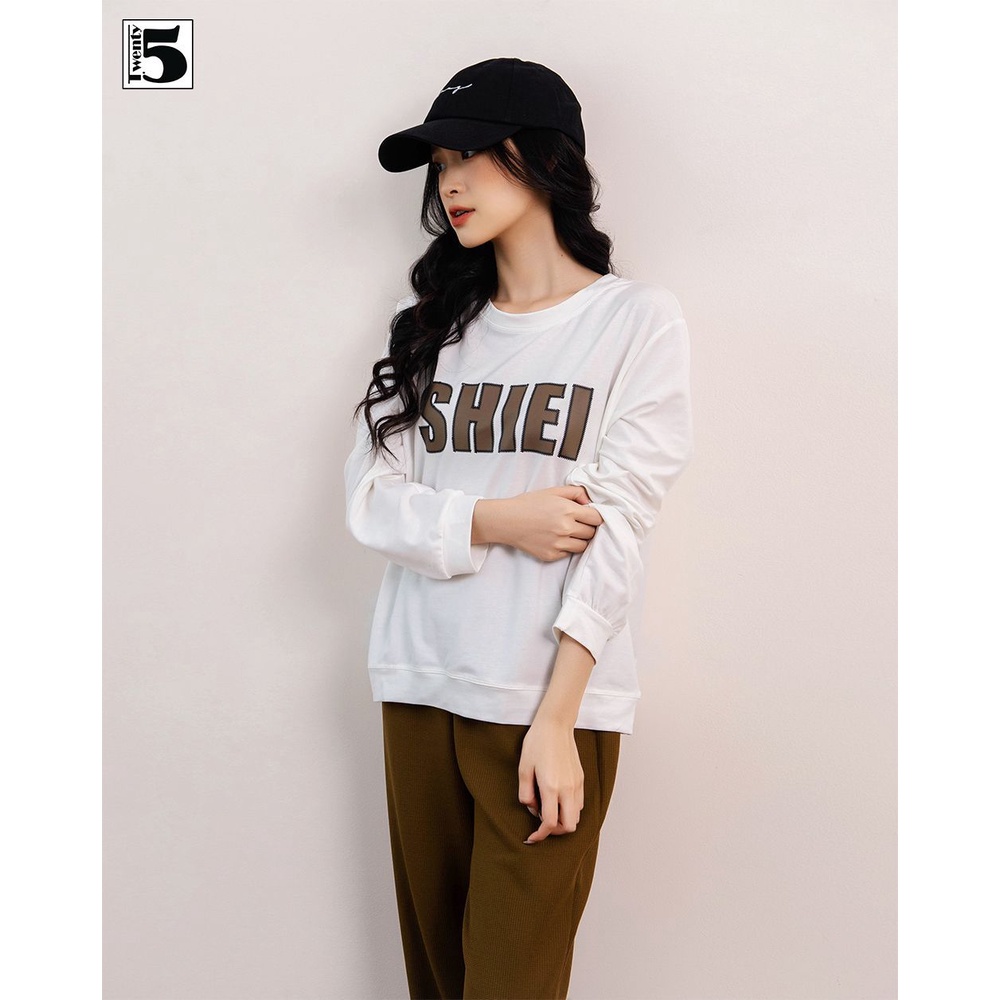 Mũ lưỡi trai unisex chất kaki họa tiết thêu chữ cá tính Twentyfive 4210