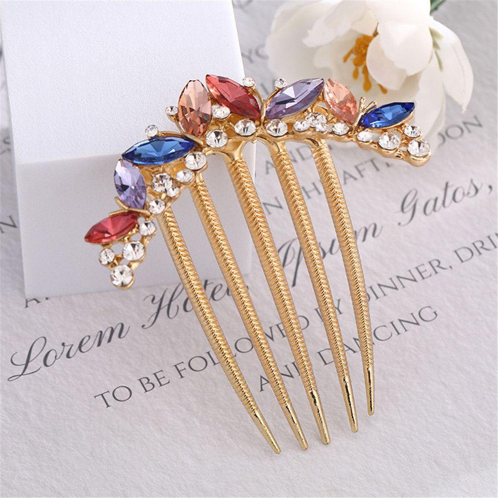 Lược Cài Tóc Đính Đá Sang Trọng Cho Cô Dâu