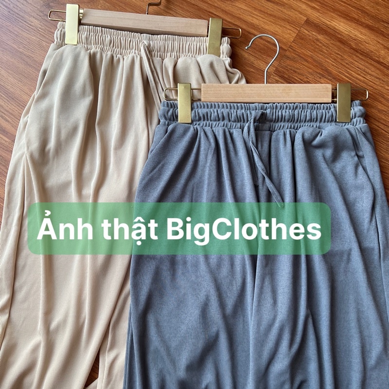 Quần Jogger Nữ Ống Rộng Chất Tăm Lạnh