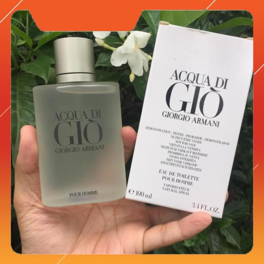 Nước Hoa Nam Nữ Cao Cấp Aqua Di Giò Trắng EDT 100ml Cực Thơm Thơm Lâu