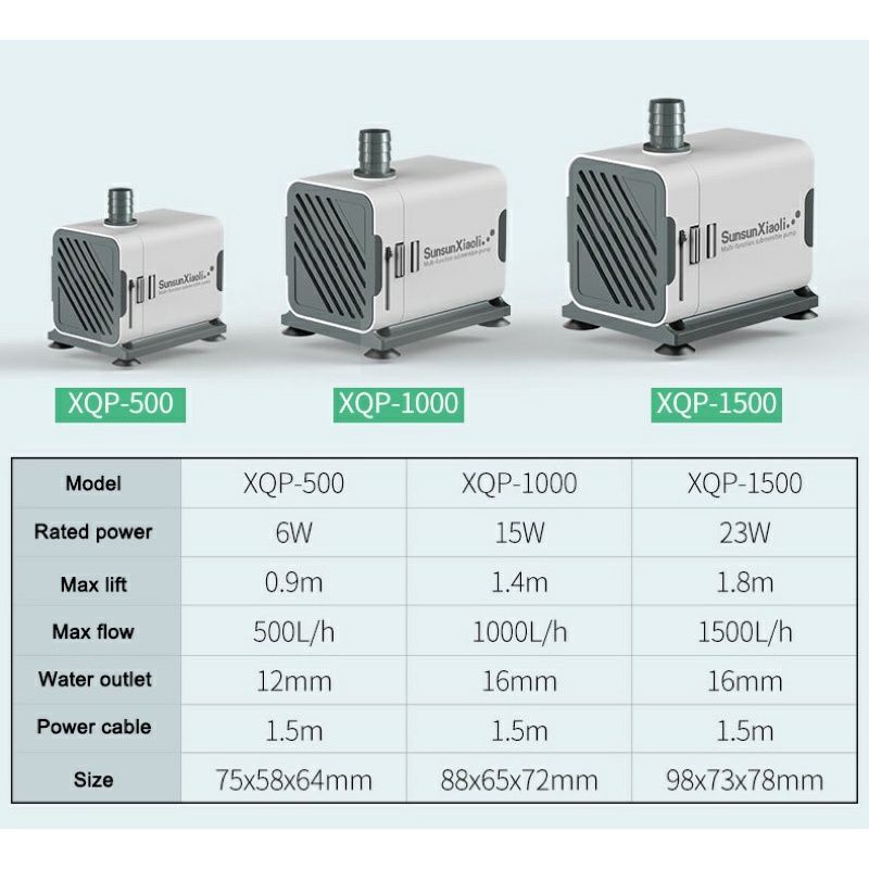 Máy bơm chìm Sunsun Xiaoli XQP-1000 15w Sunsun XQP