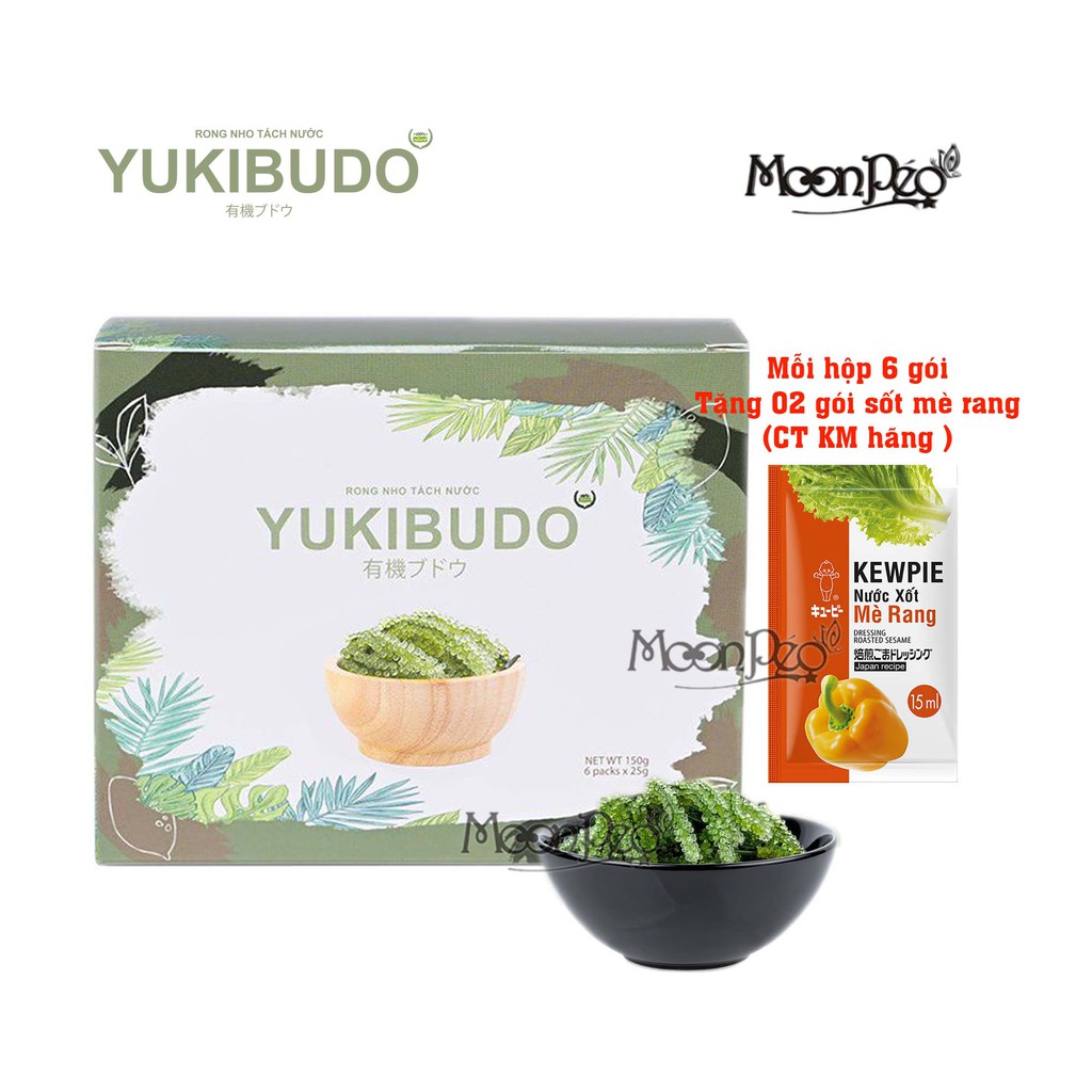 Rong nho tách nước Yukibudo tiêu chuẩn Organic Food